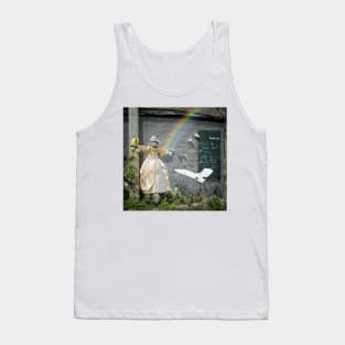 Lady Scarecrow Rainbow Tank Top